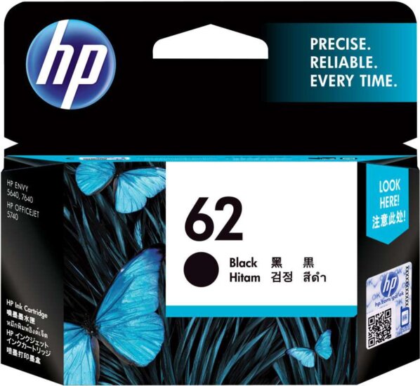 HP 62 Eredeti Tintapatron Fekete