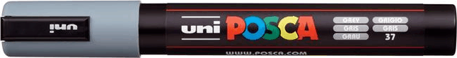 UNI "Posca PC-5M" 1,8-2,5 mm Dekormarker - Szürke