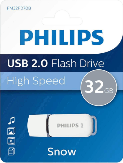 Philips 32GB Snow USB 2.0 Pendrive - Fehér