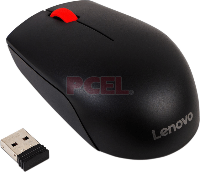 Lenovo Essential Vezeték nélküli Kompakt Egér - Fekete