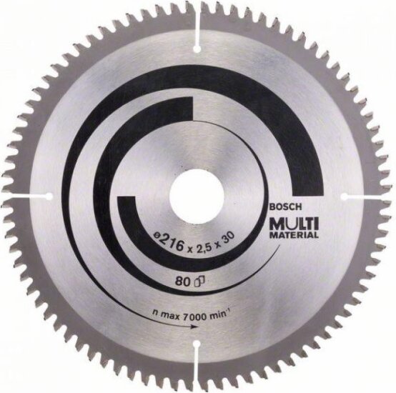 Bosch Multi Material Körfűrészlap Ø 216 mm 80 fog