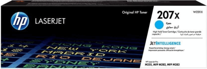 HP 207X Eredeti Toner Cián