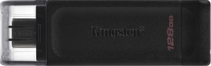Kingston 128GB Data Traveler 70 USB Type-C Pendrive - Fekete