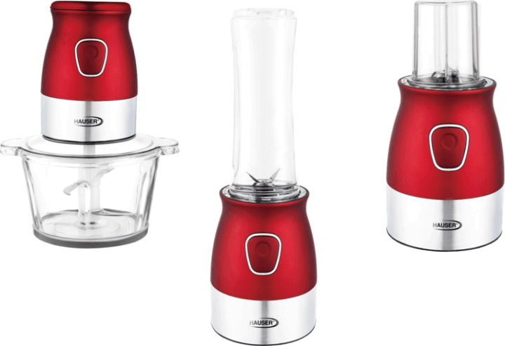 Hauser BC-326R 3in1 Turmixgép, Piros Hauser BC-326R 3in1 Turmixgép, Piros