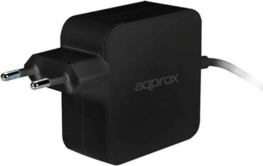 Approx Hálózati USB-C töltő dugóval 65W Fekete