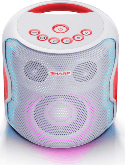 Sharp PS-919 Hordozható Bluetooth hangszóró - Fehér