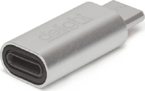 Delight 55448B USB Type-C apa - Lightning anya Adapter Delight 55448B USB Type-C apa - Lightning anya Adapter