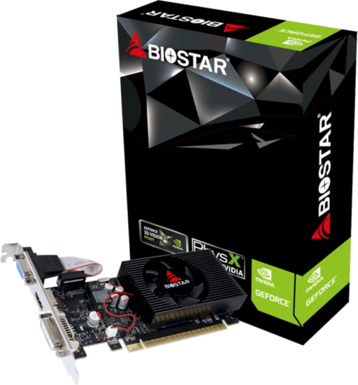 Biostar GeForce GT730 LP 2GB GDDR3 Videokártya Biostar GeForce GT730 LP 2GB GDDR3 Videokártya
