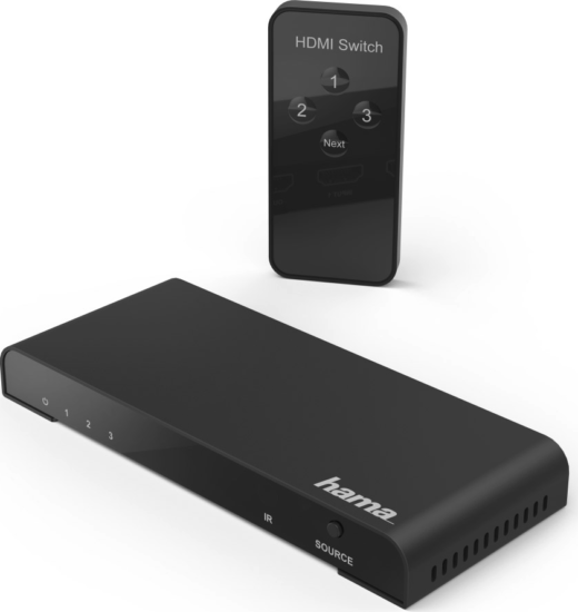 Hama 121770 3xHDMI anya - HDMI anya kapcsoló távirányítóval