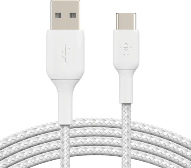 Belkin BOOST↑CHARGE™ USB-A apa - USB-C apa Adat- és töltőkábel 0.15m - Fehér