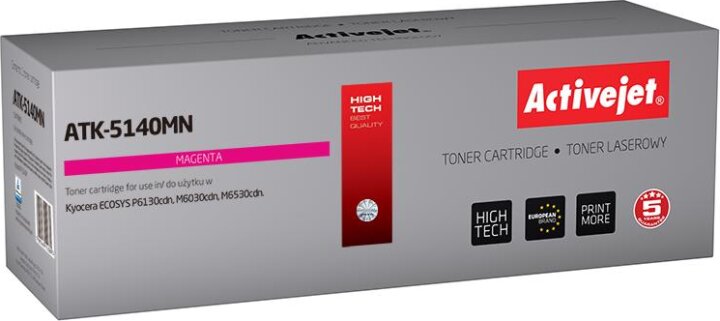 Activejet (Kyocera TK-5140M) Toner Magenta Activejet (Kyocera TK-5140M) Toner Magenta