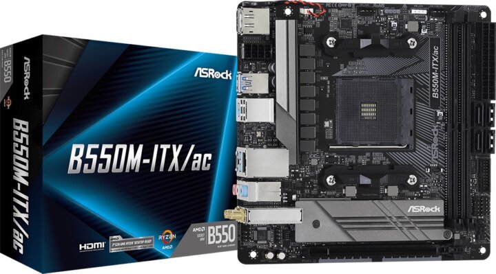 ASRock B550M-ITX/ac Alaplap ASRock B550M-ITX/ac Alaplap