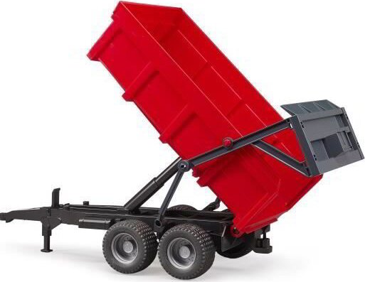 Bruder: Billenős pótkocsi teherautókhoz - Piros/Fekete