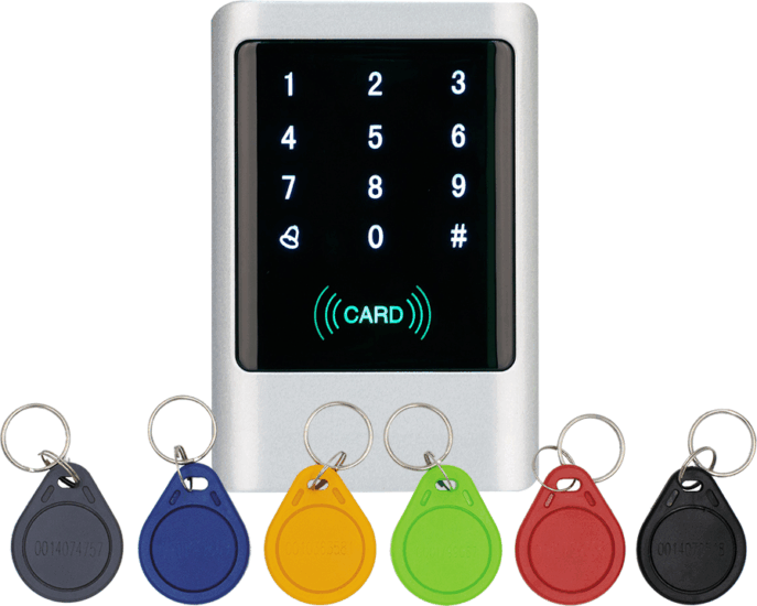 KIT-CON-M1 Kültéri RFID Beléptető olvasó és kódzár KIT-CON-M1 Kültéri RFID Beléptető olvasó és kódzár