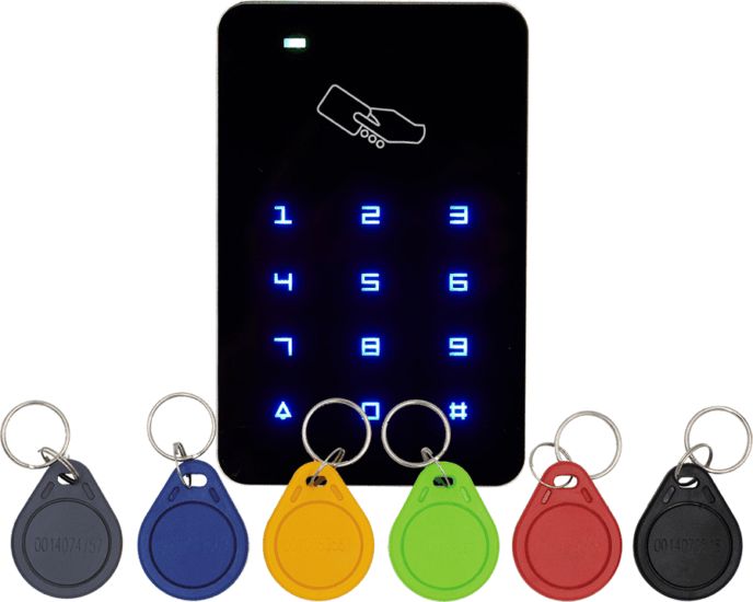 KIT-CON-T6 Beltéri RFID Beléptető olvasó és kódzár szett