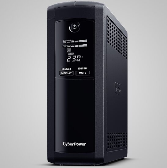 CyberPower VP1600ELCD-FR 1600VA / 960W Vonalinteraktív UPS CyberPower VP1600ELCD-FR 1600VA / 960W Vonalinteraktív UPS