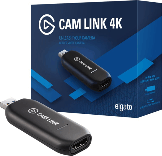 Elgato Cam Link 4K Streaming HDMI Video Grabber
