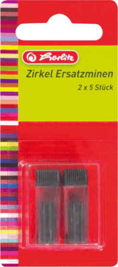 Herlitz körzőhegy készlet (2x5 darabos)