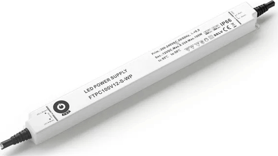 POS Power 100W Vékony vízálló LED tápegység (FTPC100V12-S-WP)