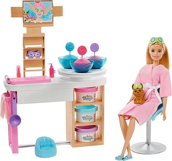 Barbie GJR84 feltöltődés - Szépségszalon játékszett