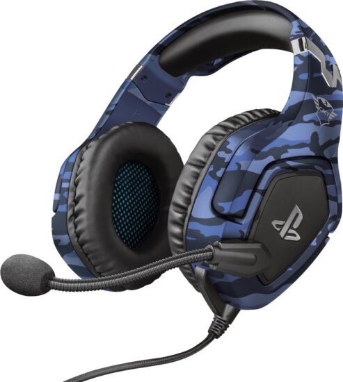 Trust GXT 488 Forze-B PS4 Gaming Headset Kék terepmintás Trust GXT 488 Forze-B PS4 Gaming Headset Kék terepmintás