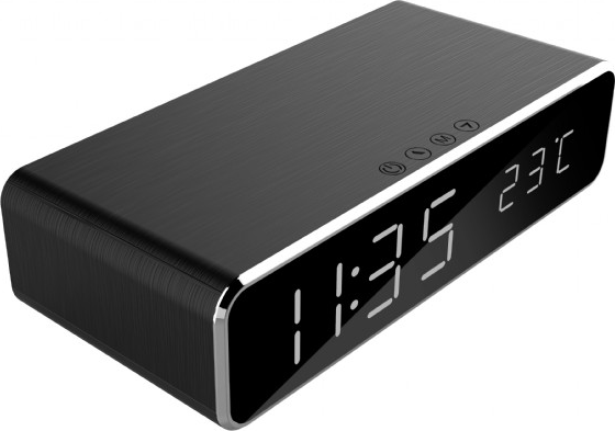 Gembird DAC-WPC-01 Digitális ébresztőóra - Fekete