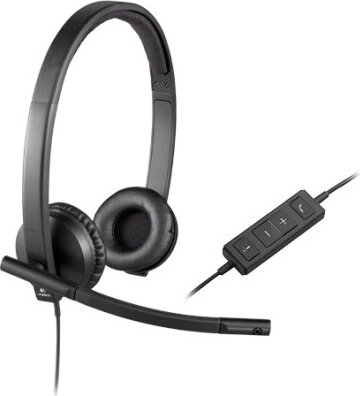 Logitech H570e USB Headset Fekete Logitech H570e USB Headset Fekete