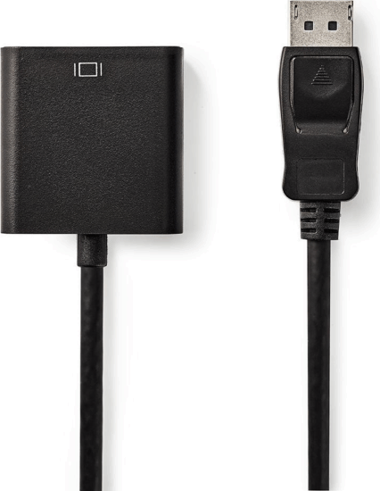 Nedis DisplayPort v1.1 apa - VGA anya Adapter Fekete Nedis DisplayPort v1.1 apa - VGA anya Adapter Fekete