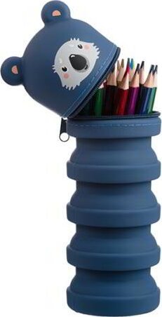 Nebulo: Szilikon koala tolltartó - Kék