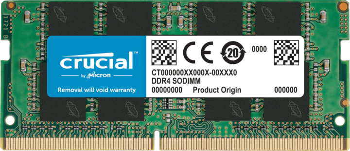 Crucial 16GB /3200 DDR4 SoDIMM CL22 Notebook RAM