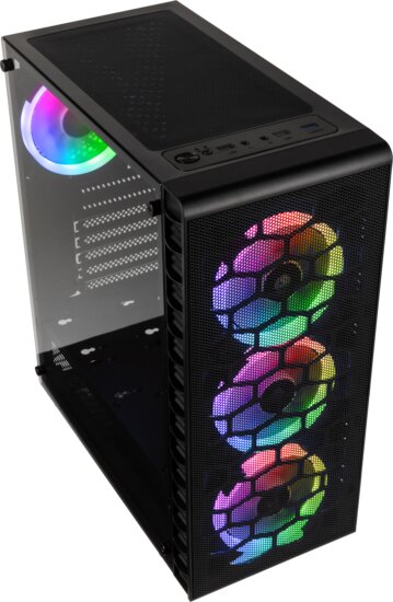Kolink Observatory Lite Mesh RGB Számítógépház - Fekete