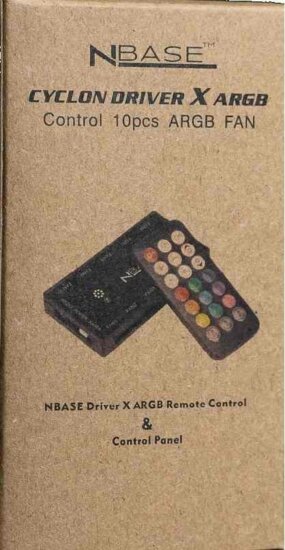 nBase Cyclon DriverX ARGB ventilátor vezérlõ +Távirányító