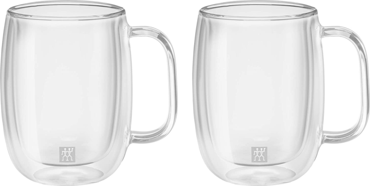 Zwilling Sorrento Plus 355ml Dupla Falú Üveg Bögre Szett 2 Darabos Zwilling Sorrento Plus 355ml Dupla Falú Üveg Bögre Szett 2 Darabos