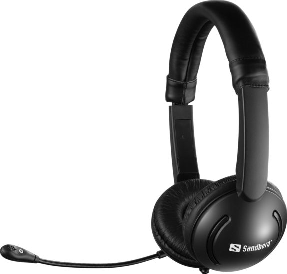 Sandberg MiniJack Chat Headset Saver Headset Fekete Sandberg MiniJack Chat Headset Saver Headset Fekete