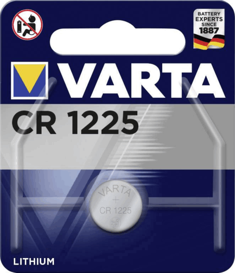 Varta 6225101401 Lithium 48mAh CR1225 Gombelem (1db/csomag) Varta 6225101401 Lithium 48mAh CR1225 Gombelem (1db/csomag)