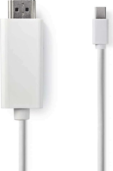 Nedis Mini DisplayPort - HDMI kábel 2.0m Fehér