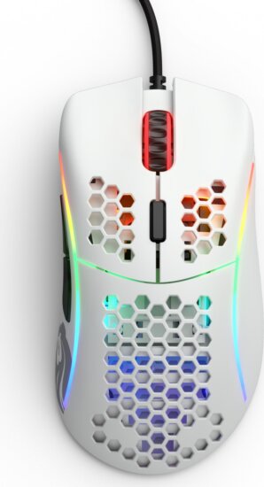 Glorious PC Gaming Race Model D RGB USB Gaming Egér - Matt Fehér