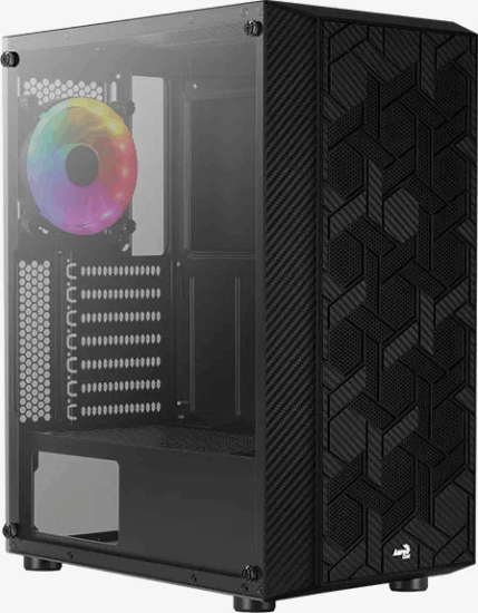 AeroCool Hive FRGB V3 Számítógépház - Fekete