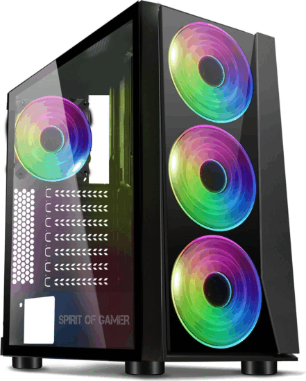 Spirit of Gamer Ghost 3 Számítógépház - Fekete