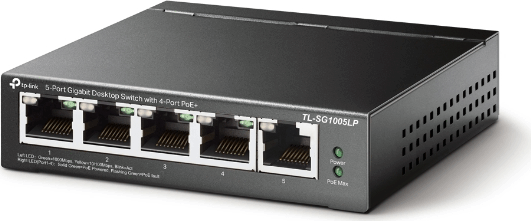 TP-Link TL-SG1005LP 5-port (4x PoE+) Gigabit Switch