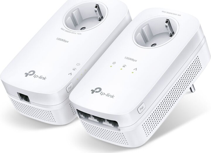 TP-Link TL-WPA8033P AV1300 HomePlug AV2 Powerline adapter KIT
