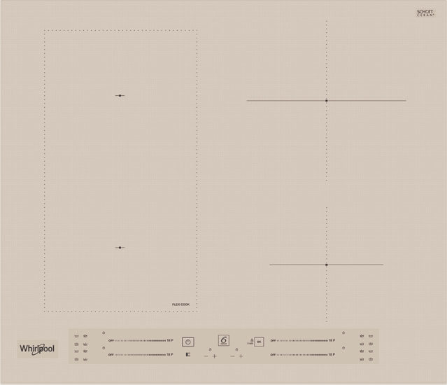 Whirlpool WL S2760 BF/S Indukciós főzőlap Whirlpool WL S2760 BF/S Indukciós főzőlap
