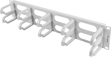 Lanberg AK-1206-S 19" Kábelrendező 2U - Fehér