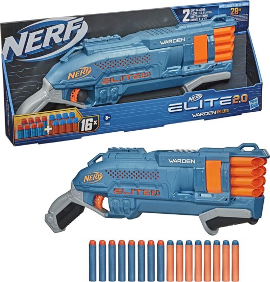 Hasbro Nerf Elite 2.0 Warden DB-8 szivacslövő fegyver