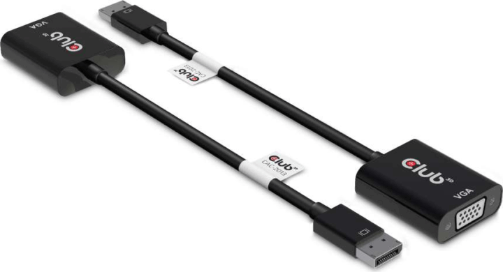 Club3D Displayport apa - D-Sub anya aktív adapter Club3D Displayport apa - D-Sub anya aktív adapter