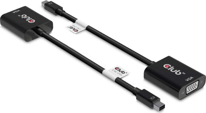 Club3D Mini Displayport apa - D-Sub anya aktív adapter Club3D Mini Displayport apa - D-Sub anya aktív adapter
