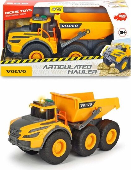 Simba Dickie: Volvo csuklós dömper - Sárga