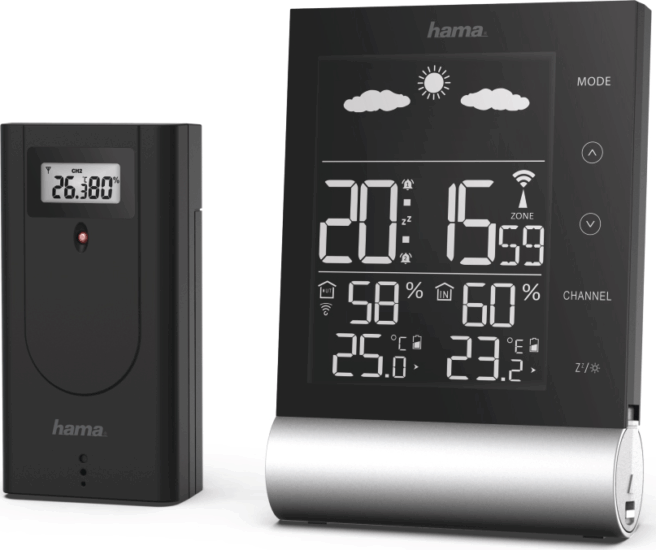 Hama Black Line Időjárás állomás