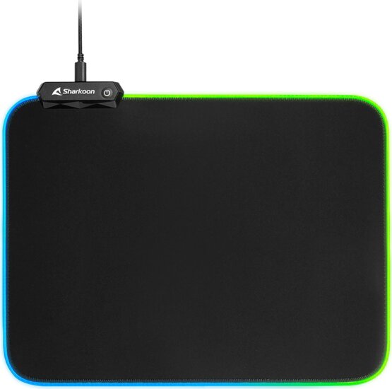 Sharkoon 1337 RGB V2 Gaming Egérpad - 360 Sharkoon 1337 RGB V2 Gaming Egérpad - 360