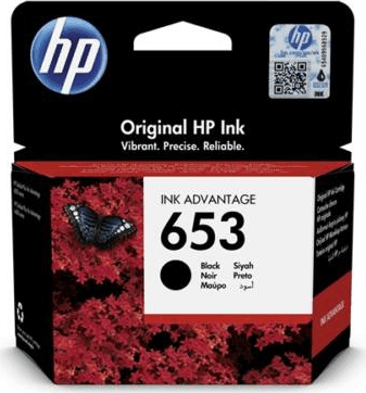 HP 653 Eredeti Tintapatron Fekete